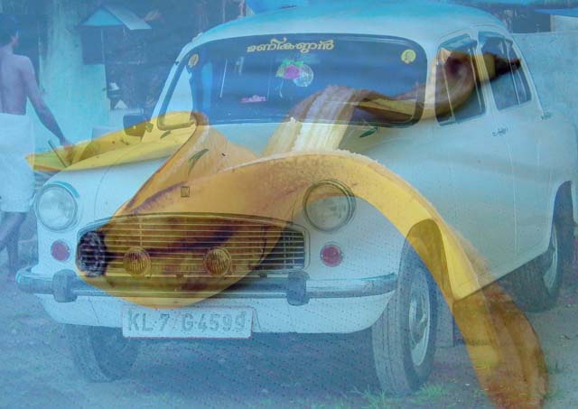 Bananenauto, 2008, Lamda-Print, 42x60cm