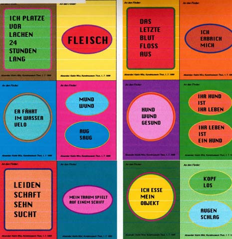 Ballonaktion 1, Kunstmuseum Thun, 1998